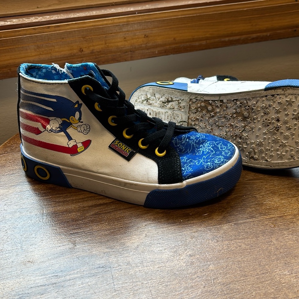 Ground Up Sonic the Hedgehog High Tops kid sized 2